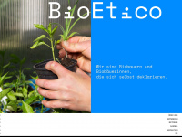 bioetico.ch Webseite Vorschau