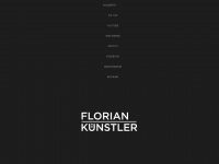 florian-kuenstler.de Webseite Vorschau