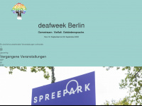 deafweek-berlin.de Webseite Vorschau