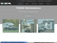 thokie-wohnkabinen.de Webseite Vorschau