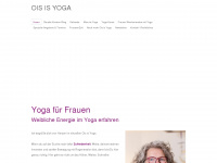 oisis-yoga.de Webseite Vorschau
