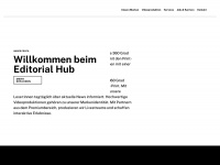 editorial-hub.de Webseite Vorschau