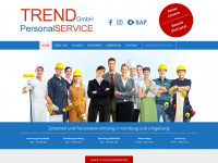 trend-job.de Webseite Vorschau