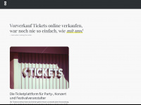 vvk-tickets.de Webseite Vorschau