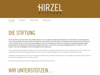 hirzel-stiftung.ch Webseite Vorschau