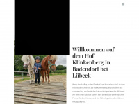 hof-klinkenberg.de Webseite Vorschau