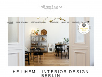 hejhem-interior.com Webseite Vorschau