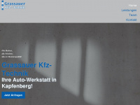 kfz-grassauer.at Webseite Vorschau