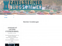 zavelsteiner-burgsommer.de Webseite Vorschau