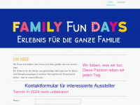 familyfundays.ch Webseite Vorschau