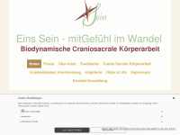 einssein.ch Webseite Vorschau