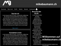 mikebaumann.ch Webseite Vorschau