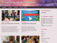 plaussig-hohenheida.de Webseite Vorschau