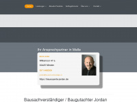 bauexperte-jordan.de Webseite Vorschau