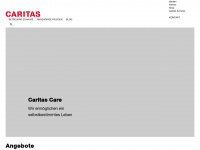 caritascare.ch Webseite Vorschau