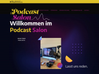 podcastsalon.de Webseite Vorschau