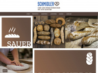 schmidler-brot.at Webseite Vorschau