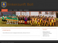 binkerzunft-boll.de Webseite Vorschau