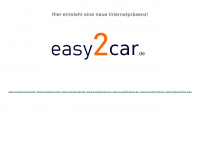 easy2car.de Webseite Vorschau