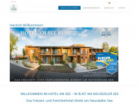 hotelamsee-rust.at Webseite Vorschau