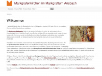 markgrafenkirchen-ansbach.de Webseite Vorschau