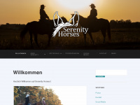 serenity-horses.de Webseite Vorschau