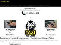 taxiaslan.de Webseite Vorschau