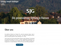 stiftung-joseph-gnaedinger.ch Webseite Vorschau