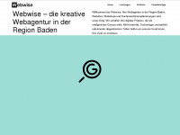 webwise.ch Webseite Vorschau