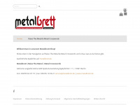 metalbrett-shop.de Webseite Vorschau