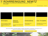 rohrreinigung-nemitz.tv Webseite Vorschau