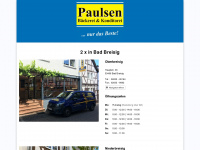 baeckerei-paulsen.de Webseite Vorschau