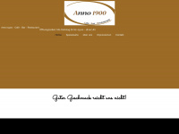 anno1900-restaurant.de Webseite Vorschau