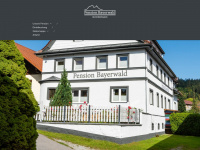 pension-bayerwald-bodenmais.com Webseite Vorschau