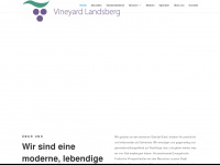 vineyard-landsberg.de Webseite Vorschau