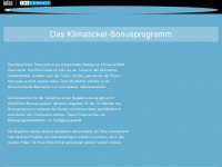klimaticket-bonusprogramm.at Webseite Vorschau