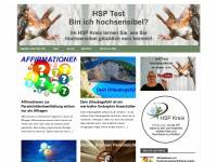hsp-test.info Webseite Vorschau