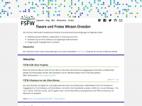 fsfw-dresden.de Webseite Vorschau