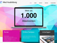 med-education.at Webseite Vorschau