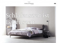 schlafhaus.at Webseite Vorschau