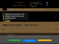 awa-investment.de Webseite Vorschau