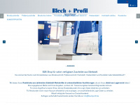 blechprofil.shop Webseite Vorschau