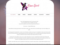 kiana-spirit.ch Webseite Vorschau