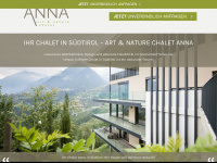 chalet-anna.com Webseite Vorschau