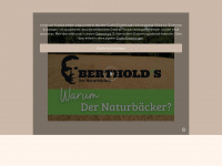 bertholds-dernaturbaecker.de Webseite Vorschau