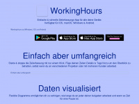 workinghoursapp.com Webseite Vorschau