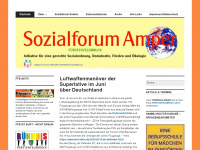 sozialforumamper.wordpress.com Webseite Vorschau