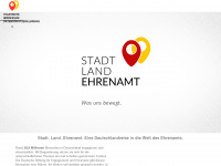 stadt-land-ehrenamt.org Webseite Vorschau