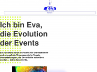 evaevents.ch Webseite Vorschau