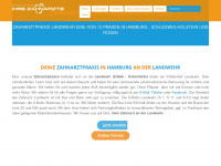 zahnarzt-landwehr.de Webseite Vorschau